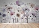 3D Watercolor Floral Wallpaper Wall Mural Removable Self-Adhesive Sticker8311