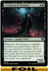 1x - Archghoul of Thraben - FOIL #95 - Innistrad Remastered - CUC NM MTG - Picture 1 of 1