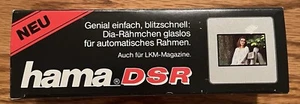 New Hama DSR 1.6mm Plastic Slide Frames Automatic Framing LKM 100 Count Germany - Picture 1 of 5