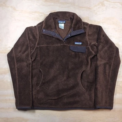 Chaqueta Patagonia Mujer Talla Pequeña Re Tool Snap Marrón Polartec Polar Suéter Foto 1 de 4