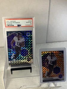 2021 Mosaic Genesis Rashod Bateman PSA 10 Pop 26 Gem Mint + Orange Reactive RC - Picture 1 of 5