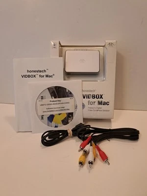 Honestech VIDBOX Video Conversion For MAC Analog-to-Digital Video Transfer  - Image 1 of 4