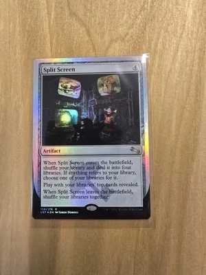 Split Screen - #158/216 (NM) Unstable UST Magic MTG - Foil - Image 1 of 2