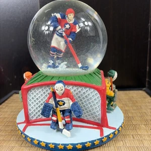 Vtg Snow Globe Circus Music Julius Fucik Classical Composer Hockey Player Motif - Picture 1 of 7