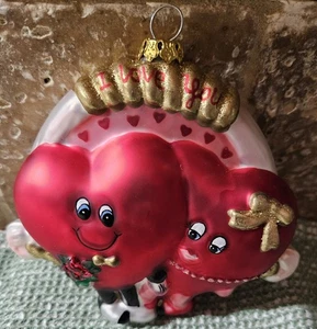 ZWEI HERZEN ORNAMENT - Bild 1 von 4