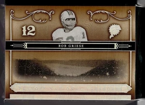 2006 NATIONAL TREASURES BASE /125 BOB GRIESE DOLPHINS - Picture 1 of 1