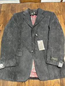 Firado Italian Wool Blazer Size 40 NWT Velvet Feel Stretch - Picture 1 of 14