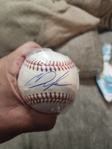 Cleveland Guardians Indians Chase Delauter Signed Autographed Baseball - Picture 1 of 1