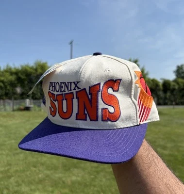 Phoenix Suns NBA Apex One Vintage 90s NOS NWT Deadstock Twill Fitted Hat 7 1/4 - Image 1 of 4