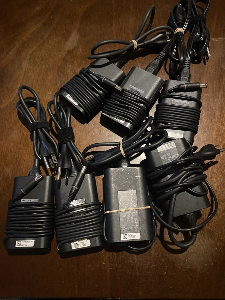 Lote DE 10 Adaptador de Corriente CA Cargador Dell Latitude 65W Genuino 3480 3488 7480 7490 Foto 1 de 3