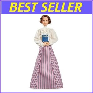 Inspiring Women: Helen Keller Doll in Authentic 1900s Attire - Motivational Gift - Picture 1 of 9