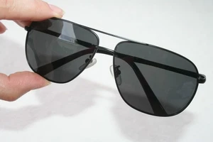 VINTAGE MIALER SONNENBRILLE DUNKELGRAU HERGESTELLT IN ITALIEN HOCHWERTIGES GESTELL GLÄSER WIPPENSCHIRME - Bild 1 von 23