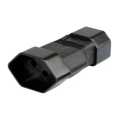 IEC320-C14-Stecker Auf Schweizer Buchse, Stecker Auf Buchse, - Bild 1 von 4