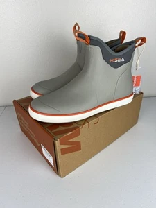 HISEA Men's 11 Ankle Fishing Deck Boots Waterproof Rain Boots Sport - Picture 1 of 11