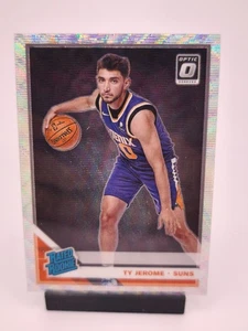 Ty Jerome RC Silver Wave Panini Donruss Optic NBA 2019-20 Phoenix Suns - Imagen 1 de 2