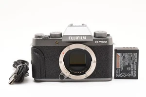 [ Mint ] Fujifilm X - T100 24.2MP Mirrorless Digital Camera Silver  from Japan - Picture 1 of 24