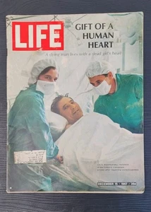 Vintage December 15, 1967 LIFE Magazine - GIFT OF A HUMAN HEART Free Shipping - Picture 1 of 1