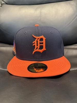 Detroit Tigers New Era MLB 125th Anniversary MLB 59Fifty Fitted Cap Hat 7 1/4 - Image 1 of 4