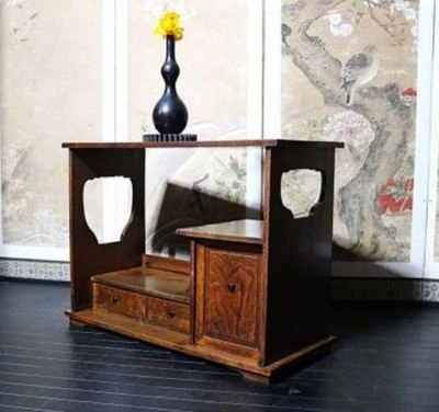 Japanese Antiques MEIJI-TAISHO period Display stand CHA-TANSU SADO KASO W63.5cm - Image 1 of 4