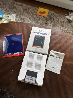 Space Wars Vectrex - CIB Overlay, Manual, Tray  Cart -  Tested Works  - Image 1 of 4