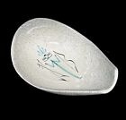 Bol arc en céramique ovale stylisé amérindien souvenir S. Dakota vintage années 50