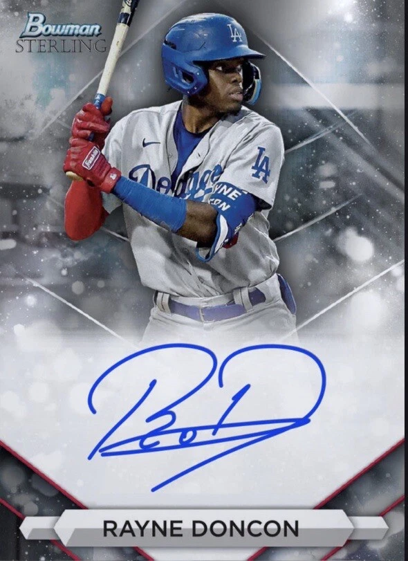 2023 Topps Bowman Sterling Auto Prospect Signature RAYNE DONCON Digital - Image 1 of 1