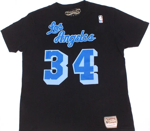 Mitchell Ness Shaquille O'Neal Los Angeles Lakers Shirt Hardwood Classics, Large Cover