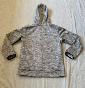 Giacca Under Armour ragazzo taglia small nero grigio cappuccio zip - Foto 1 di 6