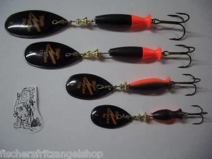 Original Mepps Longcast Long Cast schwarz alle Größen Kunstköder Spinner  - Bild 1 von 10