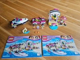 41316 Lego Friends Andreas Race Boat Transporter Like New Complete