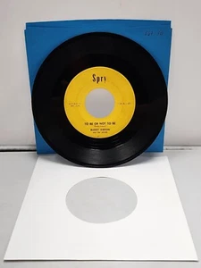 Buddy Gibson & The Jesters To Be or Not To Be  45RPM 7" Vinyl *RARE* - Picture 1 of 5