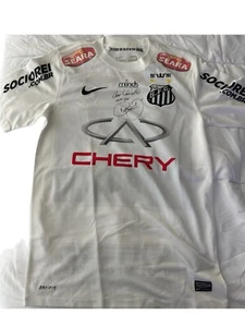NEYMAR JR. MATCH WORN & SIGNED 2013 SANTOS F.C. JERSEY - LAST SEASON AT SANTOS - Picture 1 of 15