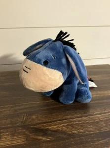 Walt Disney World Cute Eeyore Detachable Tail Plush Stuffed Animal 6” Pooh Bear - Picture 1 of 9