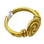 (4604)Antique Indonesian Gold 14 kt Ring, Java , Indonesia Majapahit