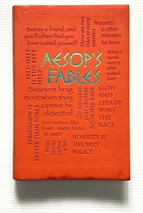Aesop's Fables Illustrated by Rackham Word Cloud Classics Faux Leather 2013 - Picture 1 of 15