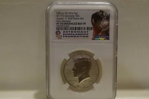 2019-S NGC PF70 Enhanced Reverse Proof Kennedy Half Dollar - Bild 1 von 2