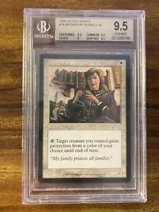 MTG✨MOTHER OF RUNES✨Urza’s Legacy BGS 9.5 GEM MINT UNCOMMON Creature POP 3 ! - Picture 1 of 8