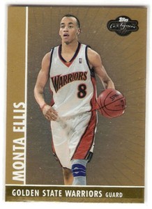MONTA ELLIS GOLD 2008-09 TOPPS CO-SIGNERS 88 SERIAL #27/99 GS WARRIORS MAVERICKS