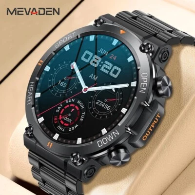 Military Rugged Smart Watch for Men with Bluetooth Call(Answer/Make Call) Gift - Image 1 of 4