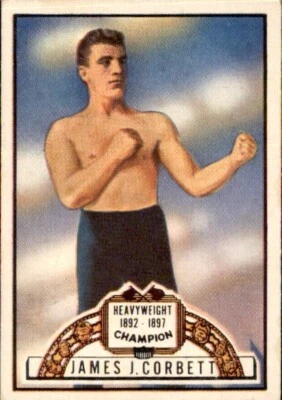 Topps 1951 Ringside Boxing - # 059 - James I, . Corbett- NM - LZ500845 - Image 1 of 2