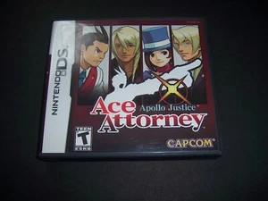 Authentic Original Box Case ONLY for ACE ATTORNEY APOLLO JUSTICE Nintendo DS - Picture 1 of 3