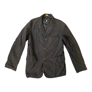 Rare Armani Jeans Blazer Limited Edition 30th Anniversary Dark Brown Jacket M - Picture 1 of 11