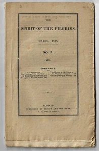 THE SPIRIT OF THE PILGRIMS MAGAZINE. 1828 VOL.I # 3 & 1829 VOL. II # 5 - Picture 1 of 2