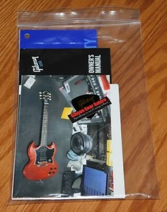 Gibson SG Faded Tribute Case Candy Manual Warranty Truss Wrench Guitar Parts HP - Picture 1 of 12