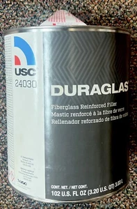 Gallon Can USC Duraglas Fiberglass Reinforced Auto Body Filler 24030 Car Repair - Picture 1 of 2