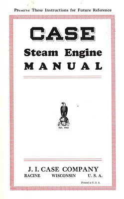 Case Steam Engine Manual (please read description) - Image 1 of 4