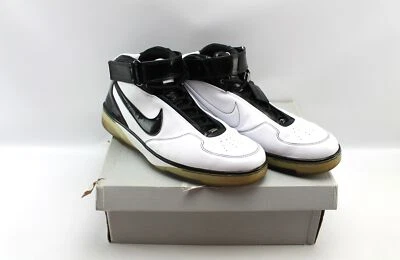 Nike Air Force 25 Basketball Shoes Size 16.5 Mens White Black 315015-101  - Image 1 of 4