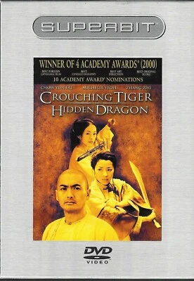 CROUCHING TIGER HIDDEN DRAGON~SUPERBIT EDITION~2002 Ang Lee w/slipcover-LIKE NEW - Image 1 of 4