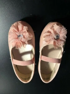 The Children's Place Fancy Ballerina rose shoes for girl Excellent Condition - Picture 1 of 6