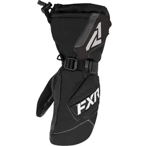 FXR Womens Combat Insulated Snowmobile Mittens Black/Charcoal Size XL - Picture 1 of 2